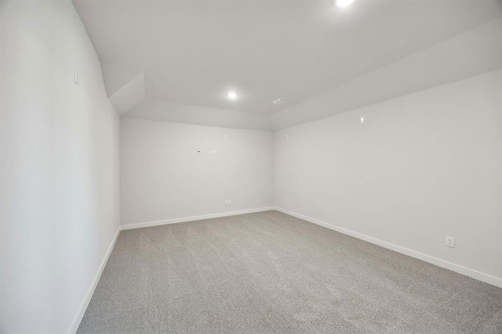 Media Room in the Wimbledon home plan – REPRESENTATIVE PHOTO