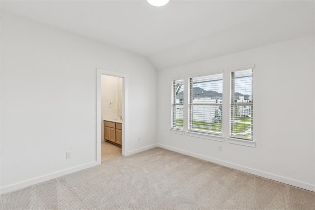 Bedroom in the Da Vinci II home plan – REPRESENTATIVE PHOTO