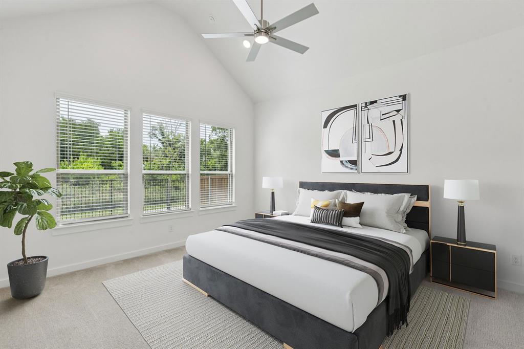 Primary Suite in the Da Vinci II home plan – REPRESENTATIVE PHOTO