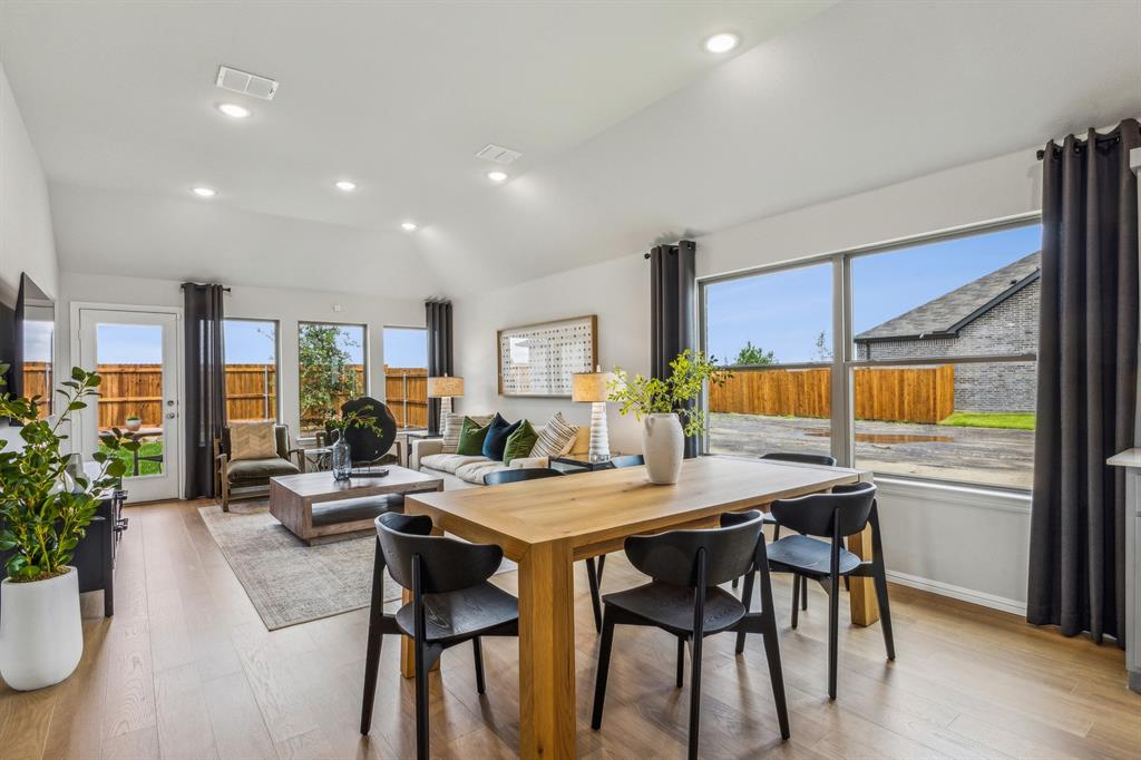Dining Room in the Turquoise home plan – REPRESENTATIVE PHOTO