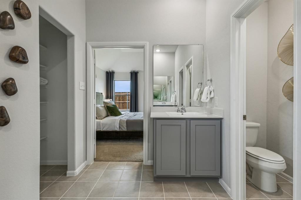 Primary Bathroom in the Turquoise home plan – REPRESENTATIVE PHOTO