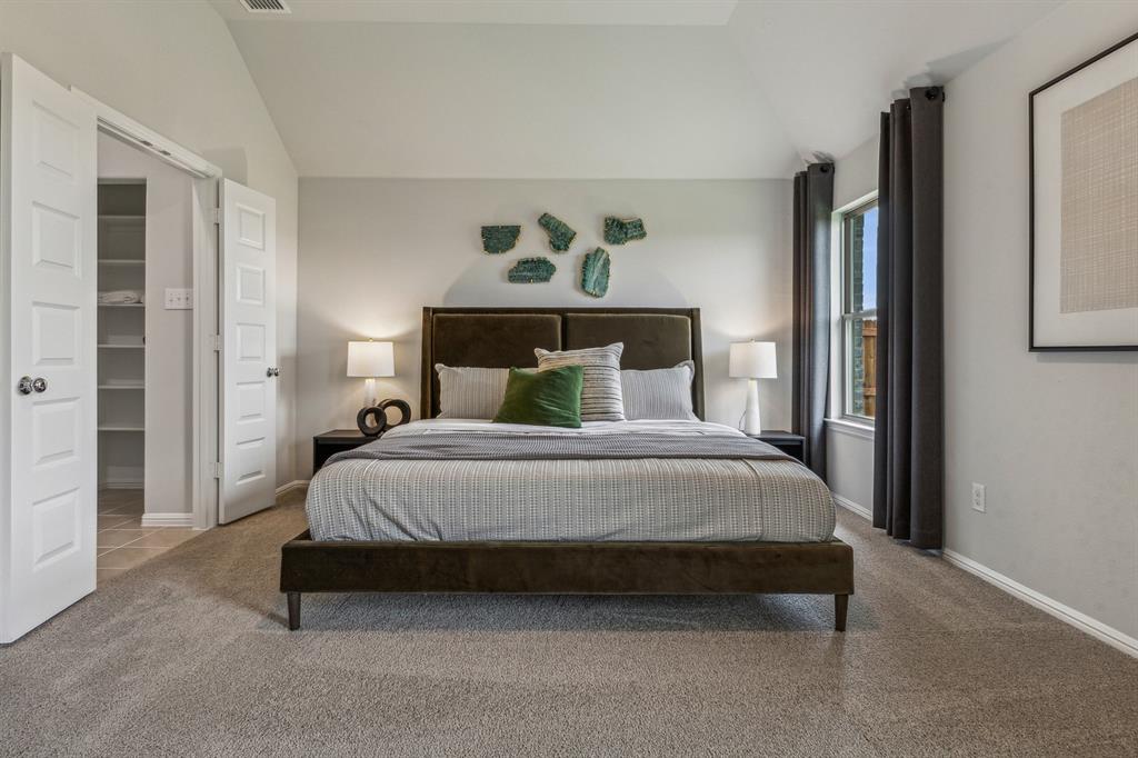 Primary Suite in the Turquoise home plan – REPRESENTATIVE PHOTO