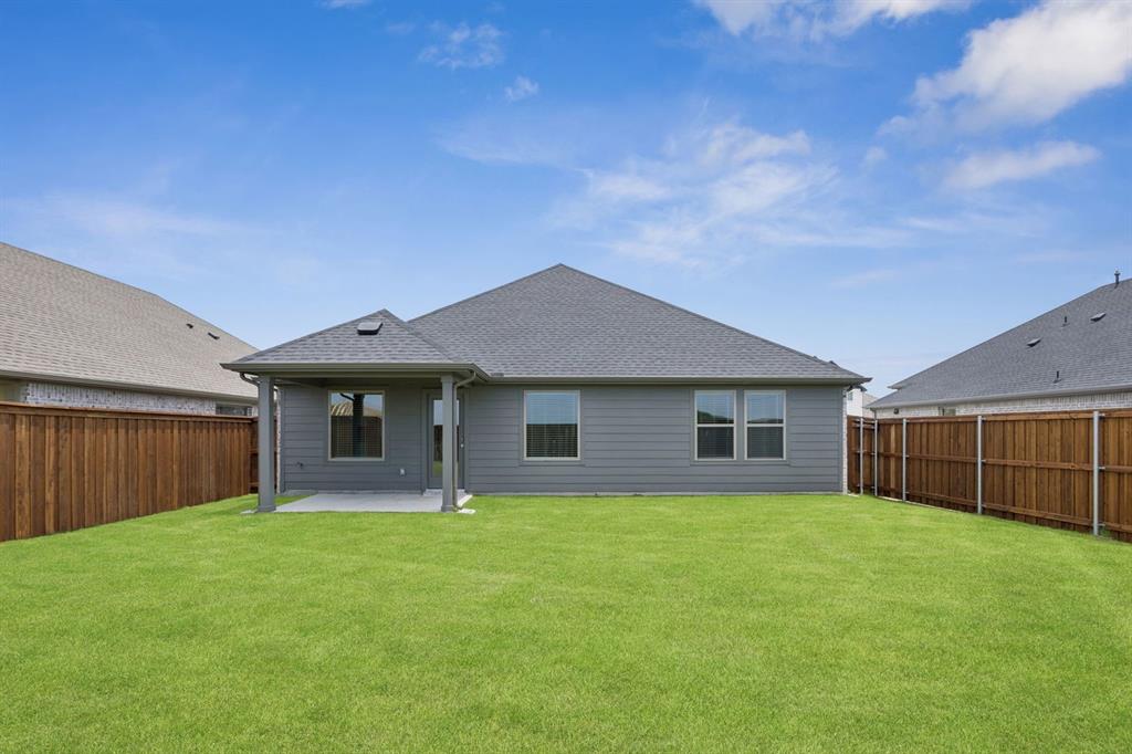 Patio in the Hadley home plan – REPRESENTATIVE PHOTO