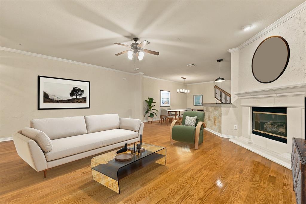 Generously sized living offers endless flexibility for furniture arrangements and decorating styles, complemented by all new light fixtures. Virtual Staging.
