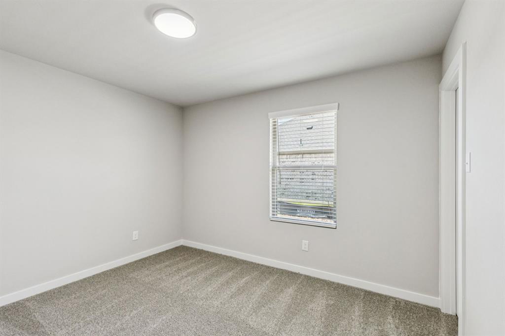Bedroom in the Harper home plan – REPRESENTATIVE PHOTO
