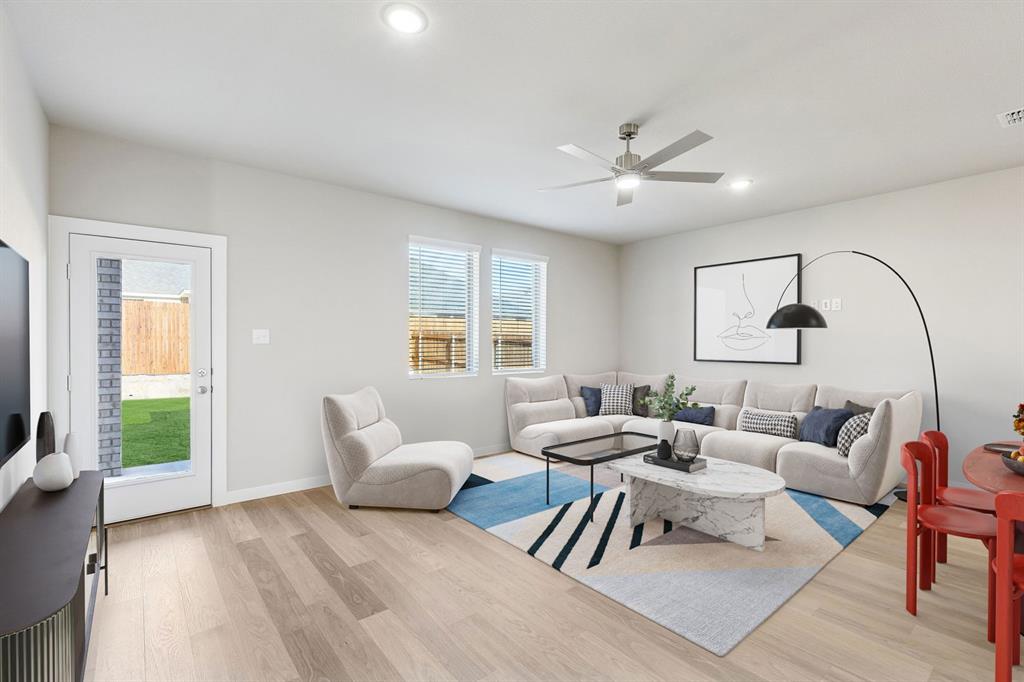 Living Room in the Haylee home plan - REPRESENTATIVE PHOTO