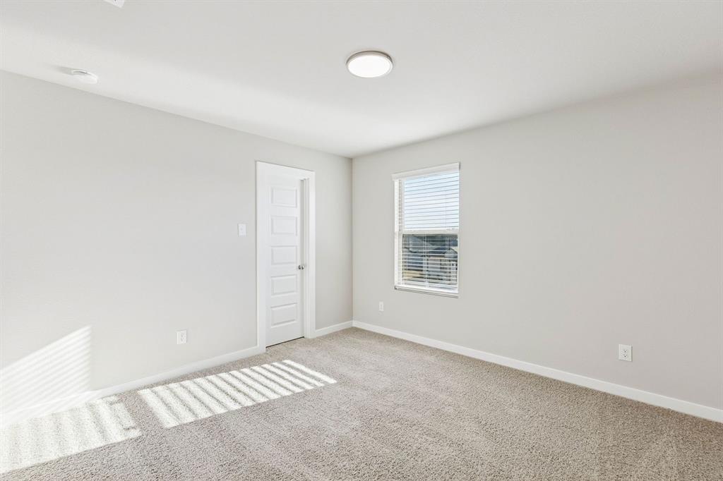 Bedroom in the Haylee home plan - REPRESENTATIVE PHOTO