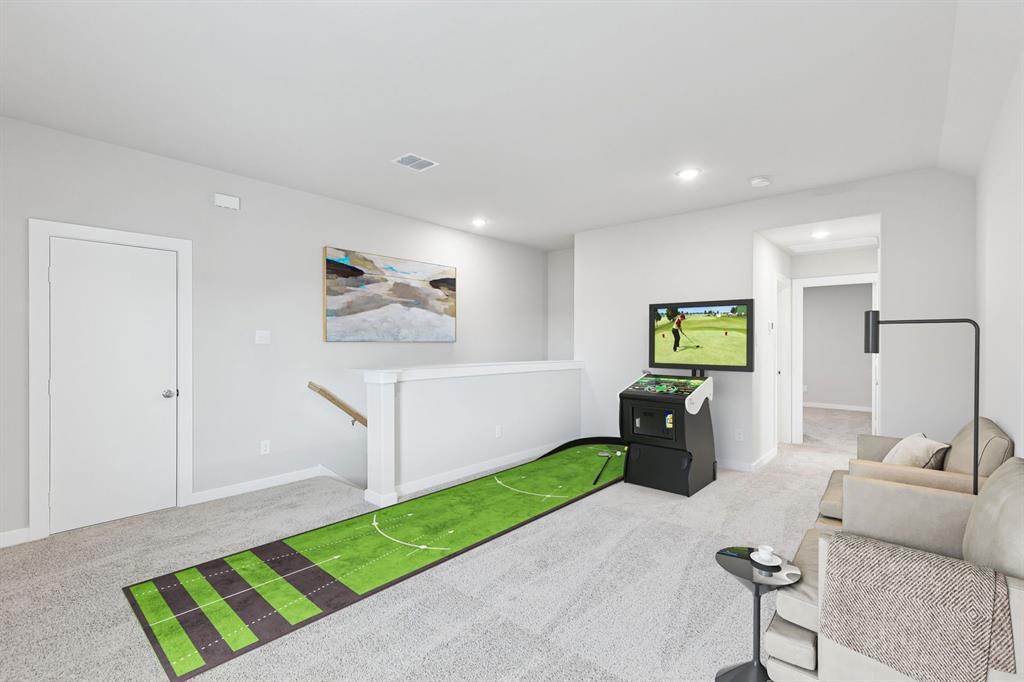 Game Room in the Haylee home plan - REPRESENTATIVE PHOTO
