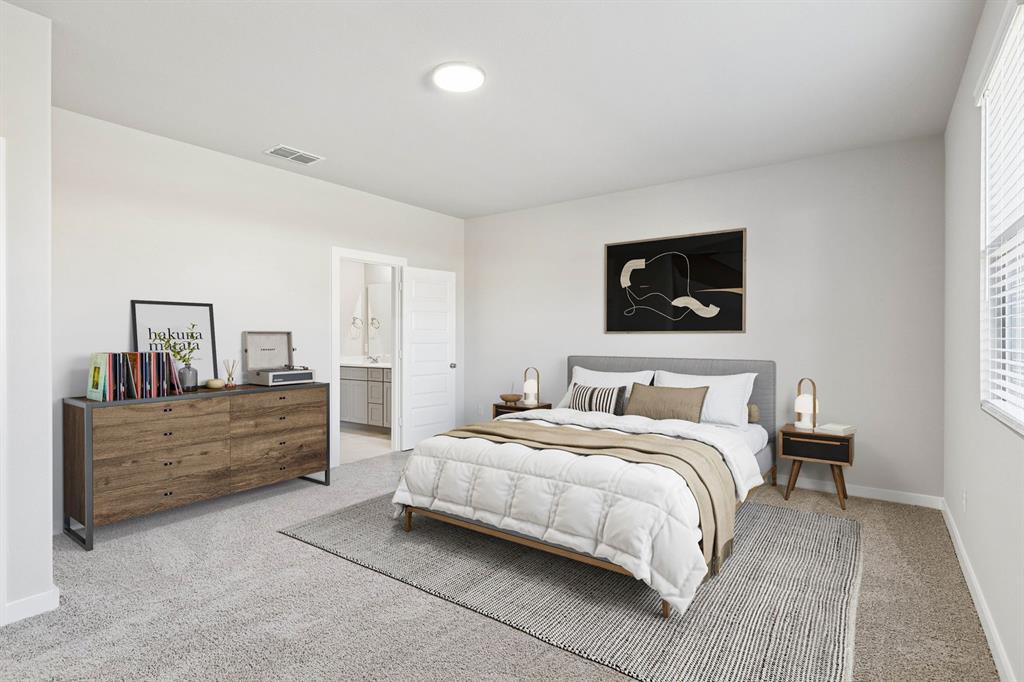 Primary Suite in the Haylee home plan - REPRESENTATIVE PHOTO