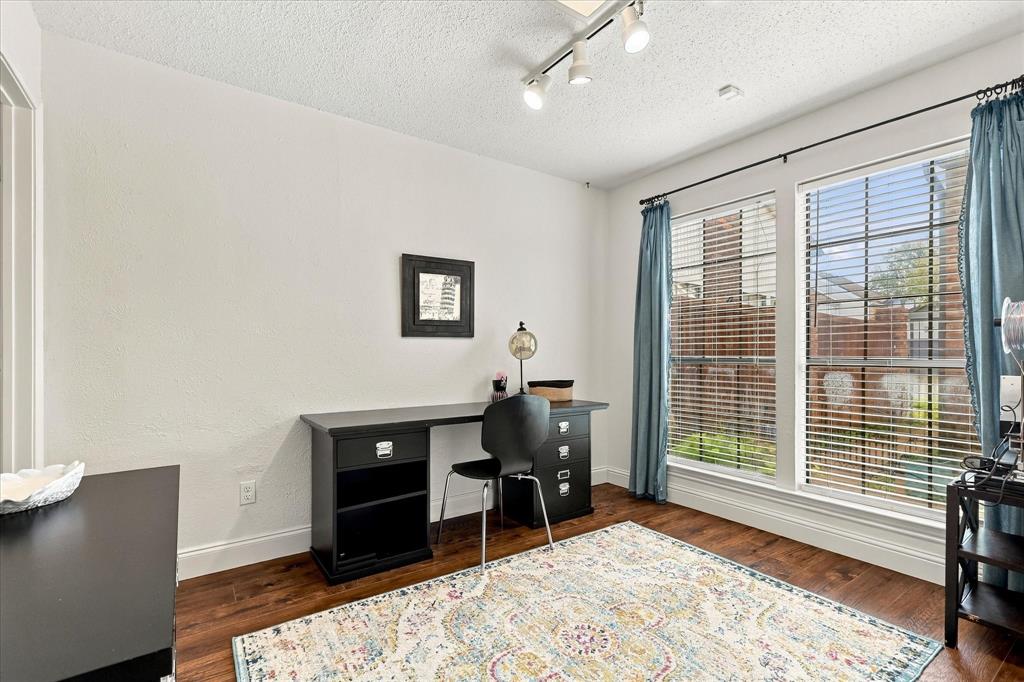 Bedroom currently used as an office