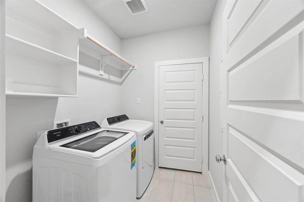 Utility Room in the Cedar home plan – REPRESENTATIVE PHOTO