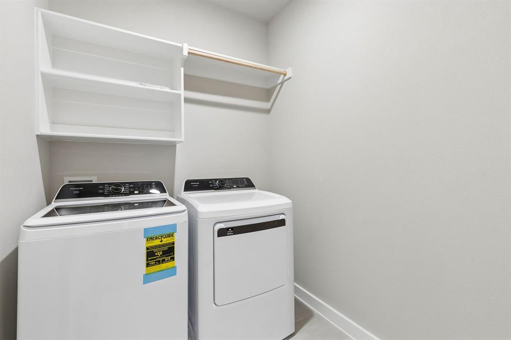 Utility Room in the Winters home plan – REPRESENTATIVE PHOTO
