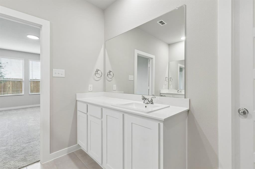 Primary Bathroom in the Winters home plan – REPRESENTATIVE PHOTO