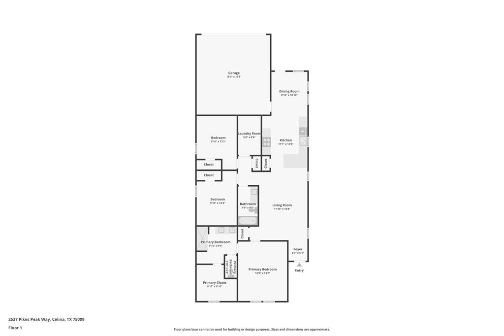 2537 Pikes Peak Way, Celina, TX 75009
