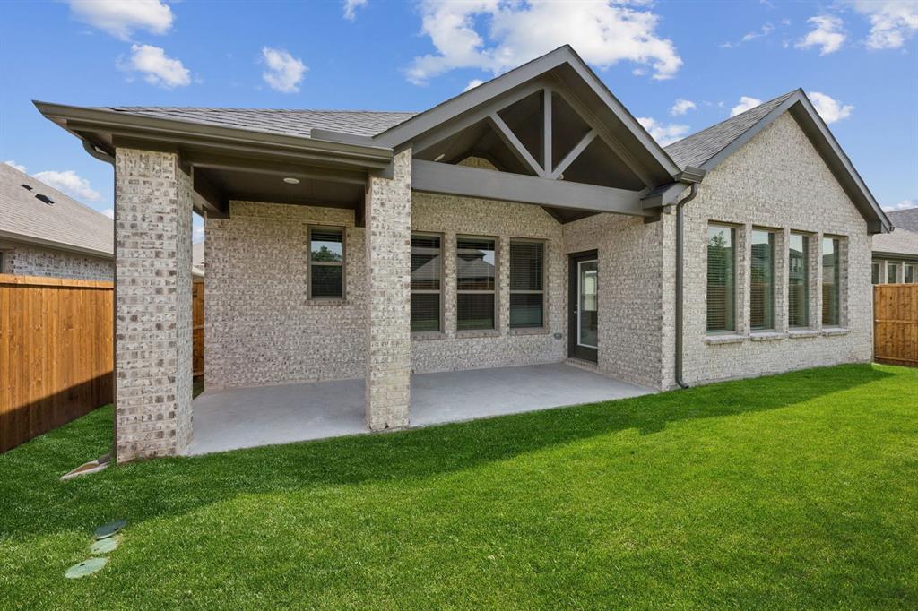 Patio in the Claret home plan – REPRESENTATIVE PHOTO