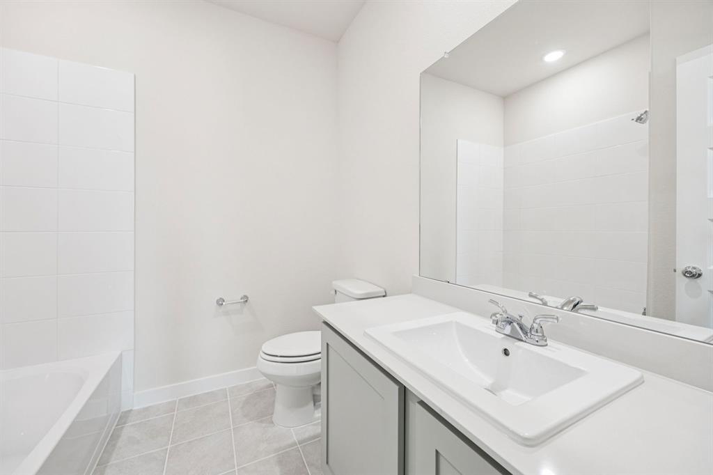 Bathroom in the Claret home plan – REPRESENTATIVE PHOTO
