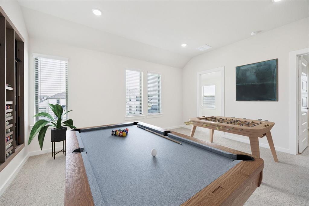 Game Room in the Claret home plan – REPRESENTATIVE PHOTO