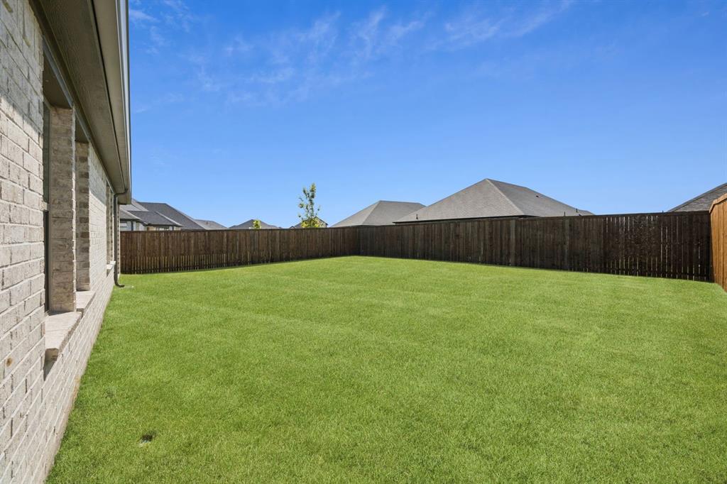 Yard in the Heisman home plan – REPRESENTATIVE PHOTO