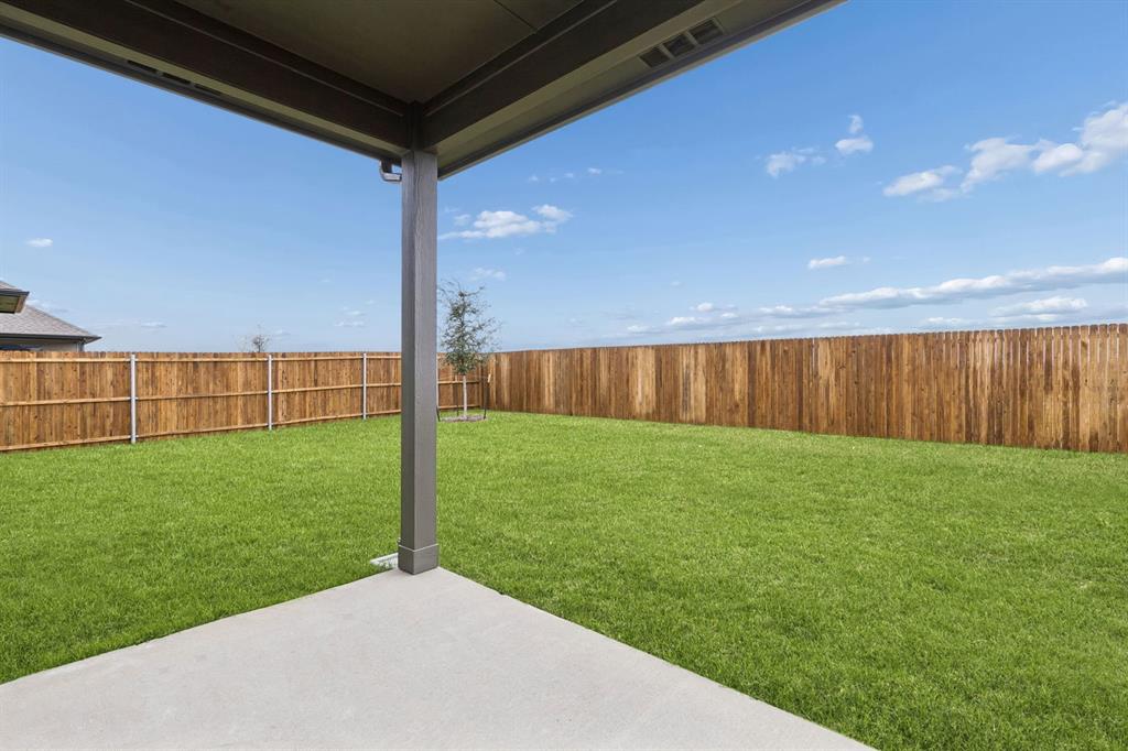 Covered Patio in the Winters home plan – REPRESENTATIVE PHOTO