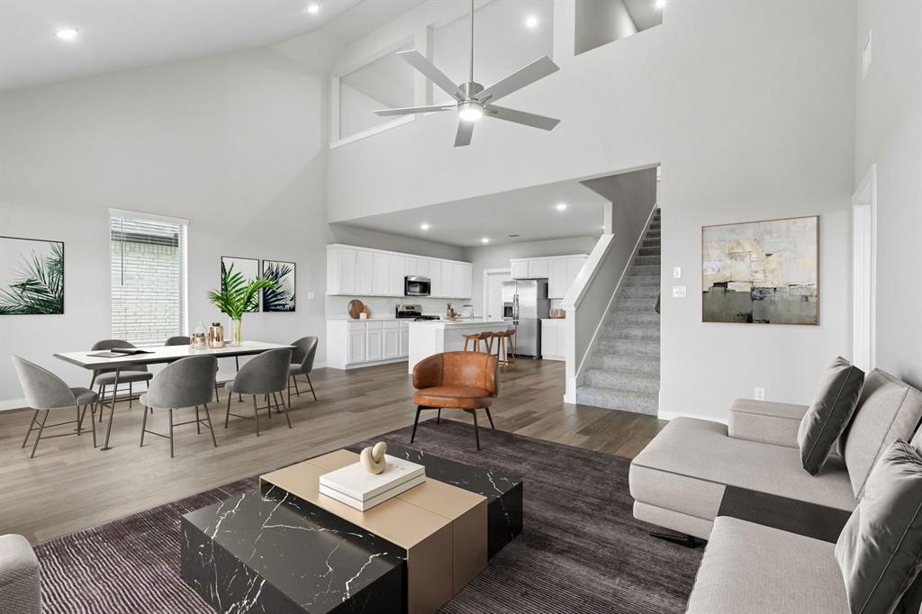 Open Floor Plan in the Winters home plan – REPRESENTATIVE PHOTO