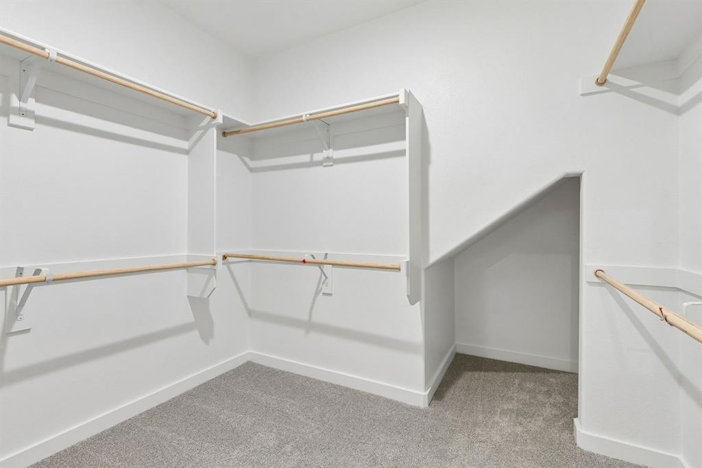 Primary Closet in the Winters home plan – REPRESENTATIVE PHOTO