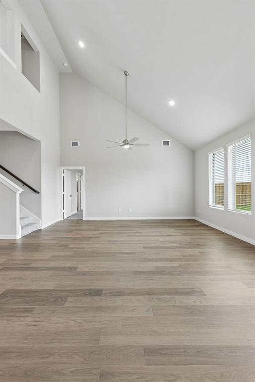 Living Room in the Winters home plan – REPRESENTATIVE PHOTO