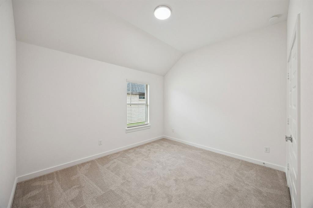 Bedroom in the Gilmour II home plan – REPRESENTATIVE PHOTO