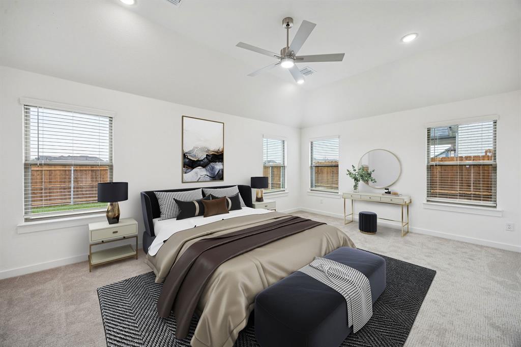 Primary Suite in the Gilmour II home plan – REPRESENTATIVE PHOTO