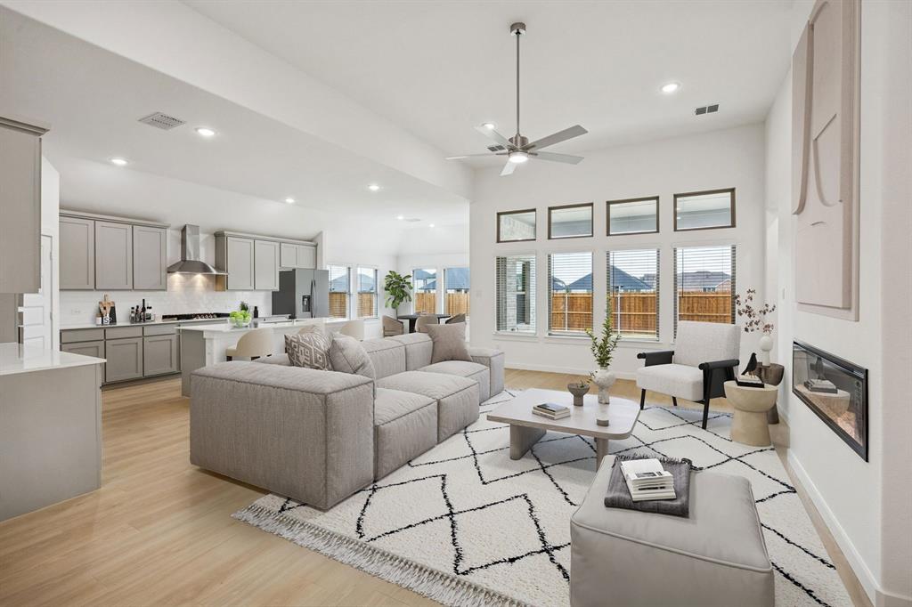 Open Floor Plan in the Gilmour II home plan – REPRESENTATIVE PHOTO