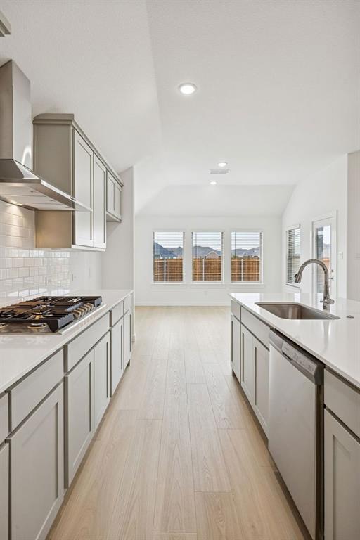 Kitchen in the Gilmour II home plan – REPRESENTATIVE PHOTO