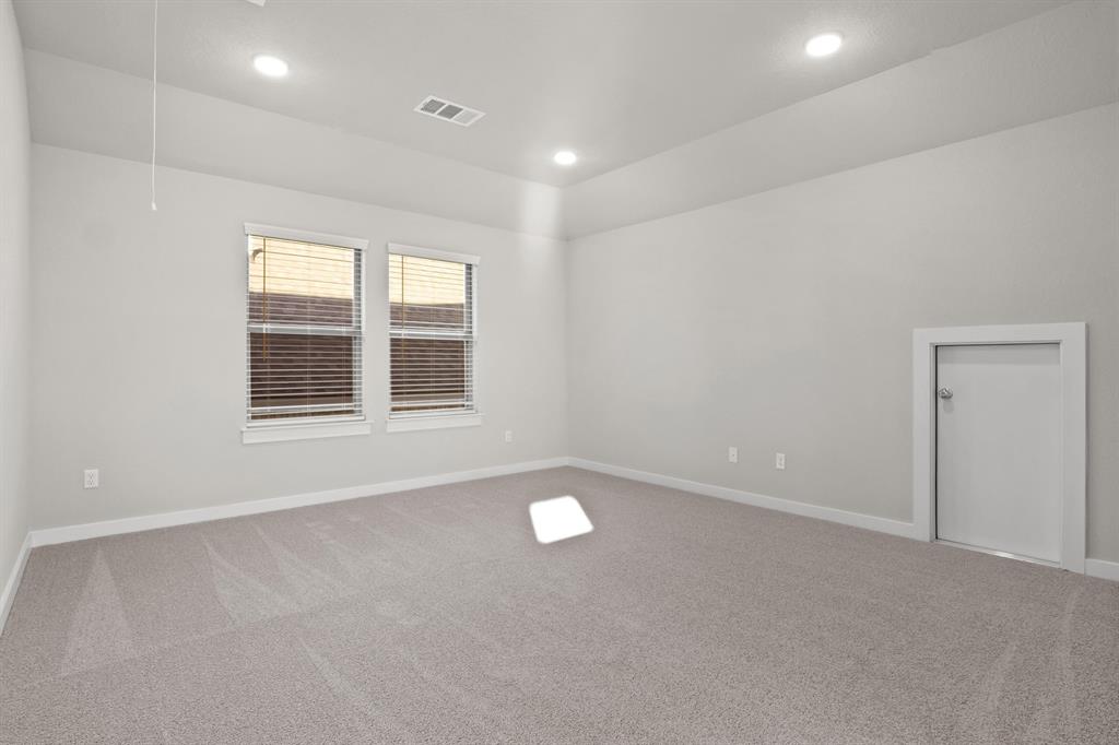 Bedroom in the Willow home plan – REPRESENTATIVE PHOTO