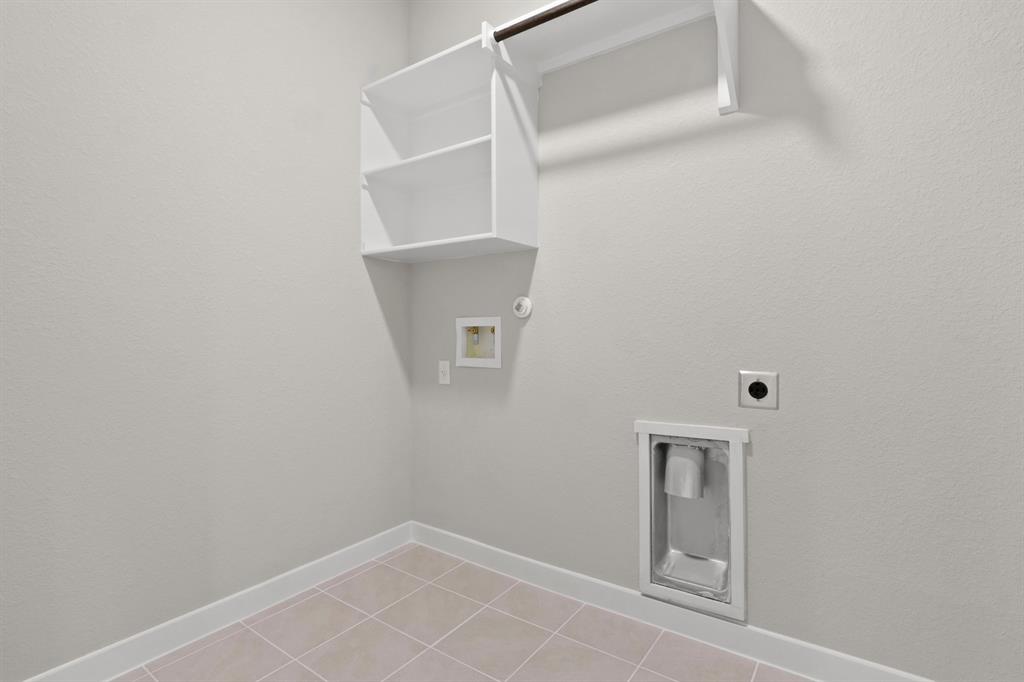 Utility room in the Willow home plan – REPRESENTATIVE PHOTO