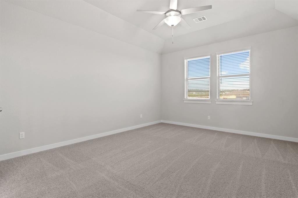 Primary suite in the Willow home plan – REPRESENTATIVE PHOTO