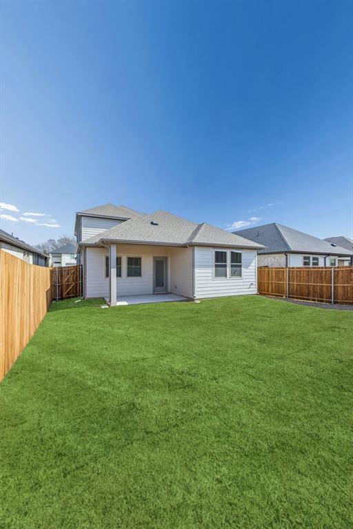 Covered Patio in the Willow home plan – REPRESENTATIVE PHOTO