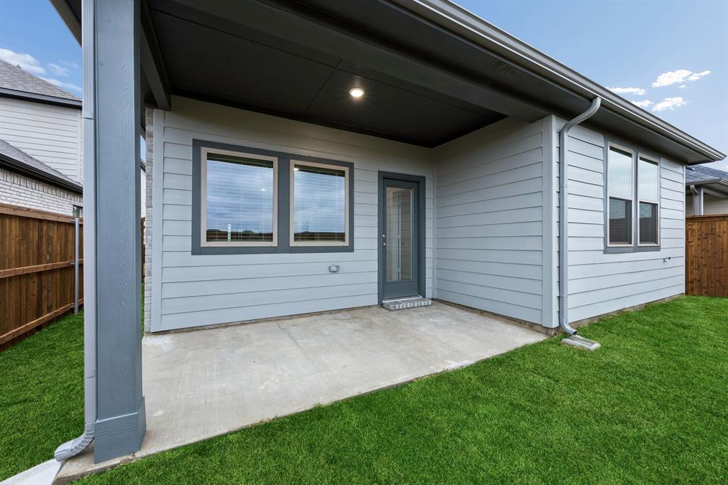 Covered Patio in the Cedar home plan – REPRESENTATIVE PHOTO