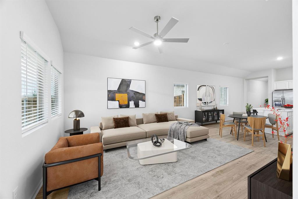 Living Room in the Cedar home plan – REPRESENTATIVE PHOTO