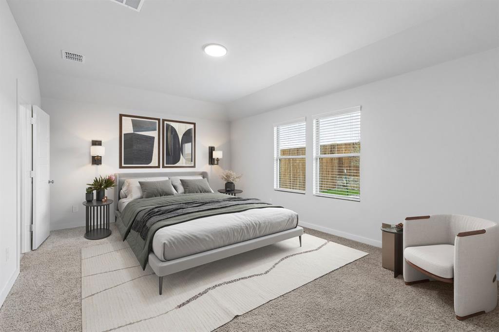 Primary Suite in the Oscar home plan – REPRESENTATIVE PHOTO