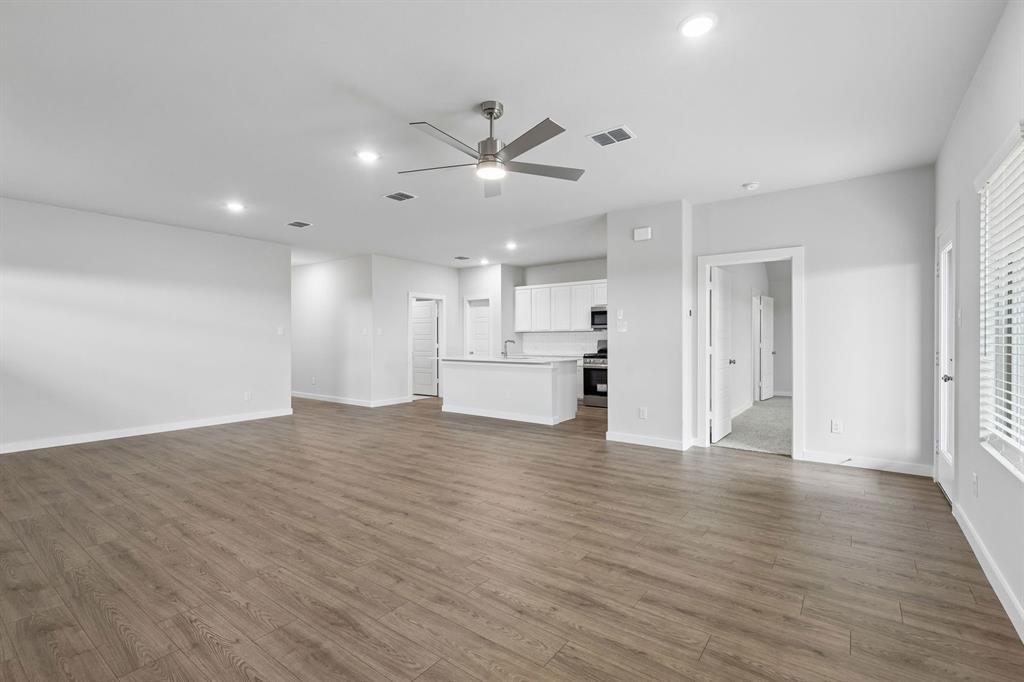 Open Floor Plan in the Oscar home plan – REPRESENTATIVE PHOTO