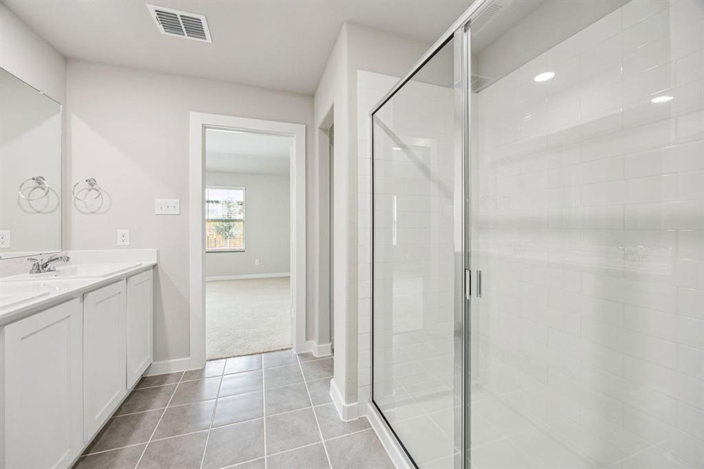 Primary Bathroom in the Hayden home plan – REPRESENTATIVE PHOTO