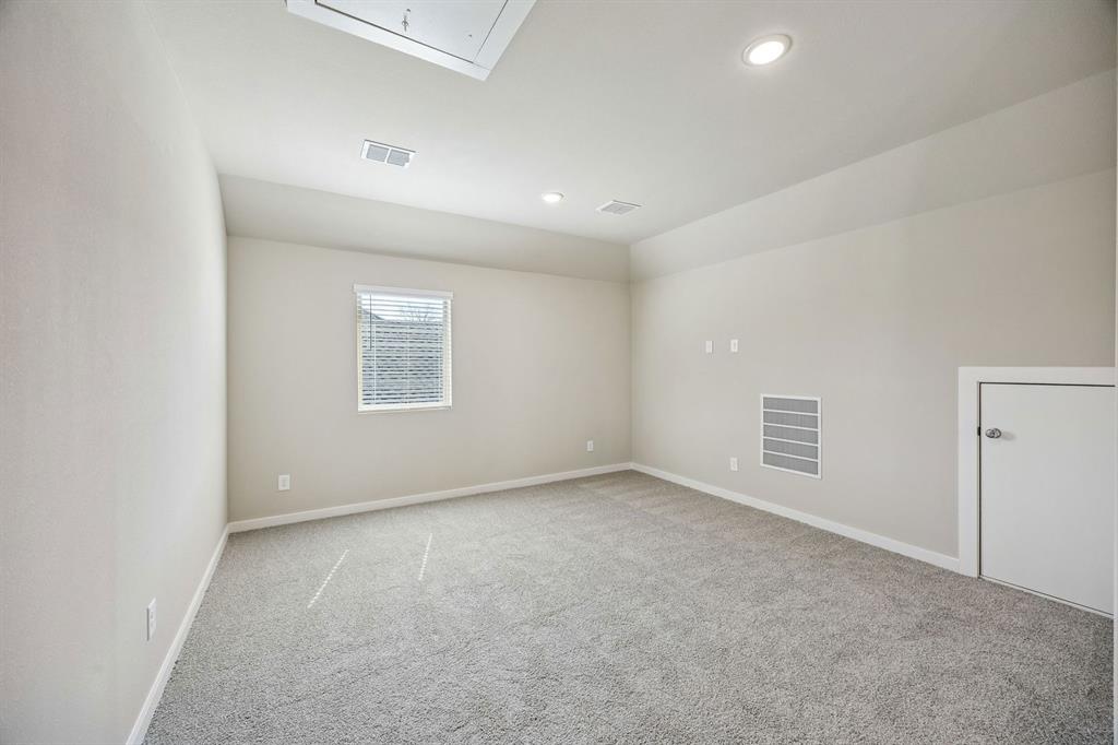 Game Room in the Willow home plan – REPRESENTATIVE PHOTO