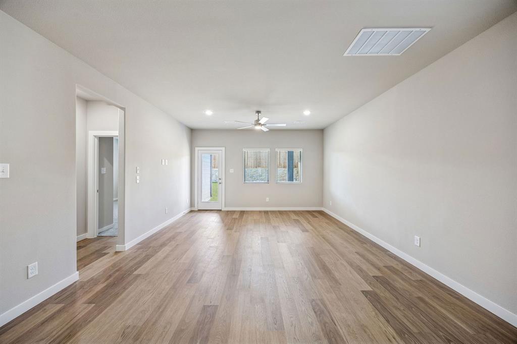 Living and Dining Room in the Willow home plan – REPRESENTATIVE PHOTO