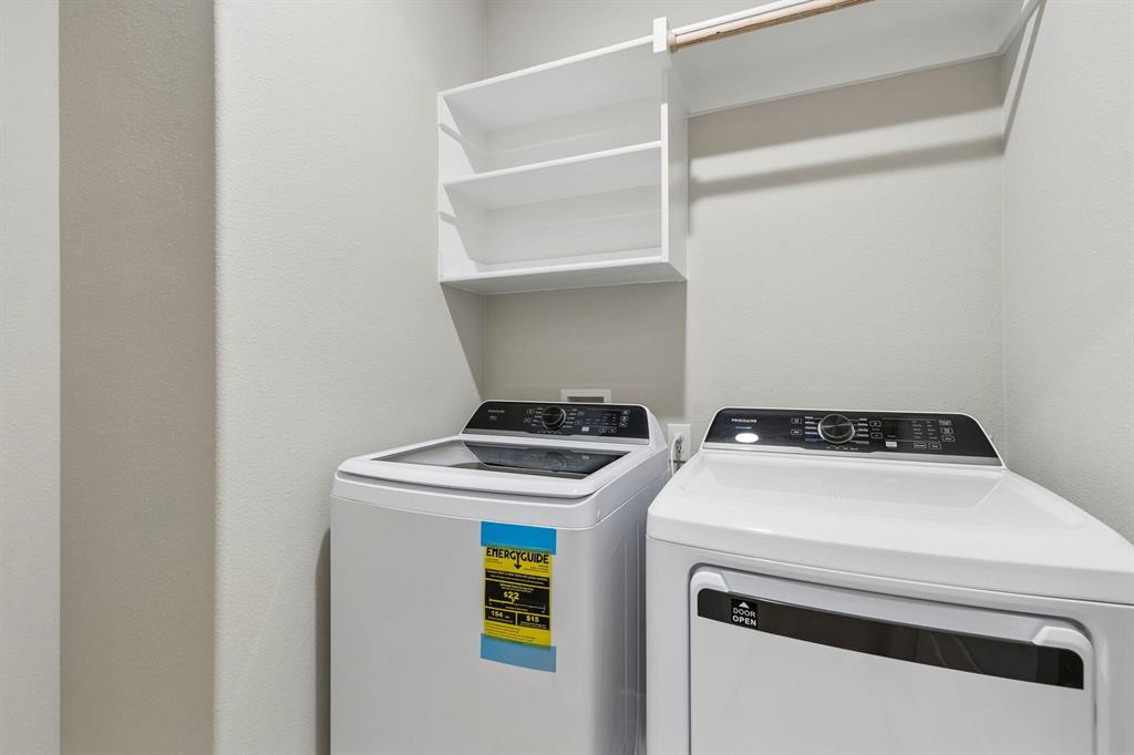 Utility Room in the Emmy II home plan - REPRESENTATIVE PHOTO