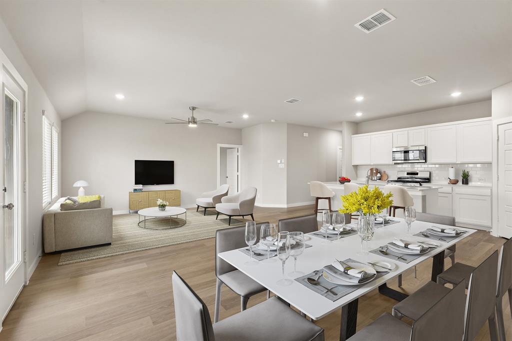 Open Floor Plan in the Emmy II home plan - REPRESENTATIVE PHOTO