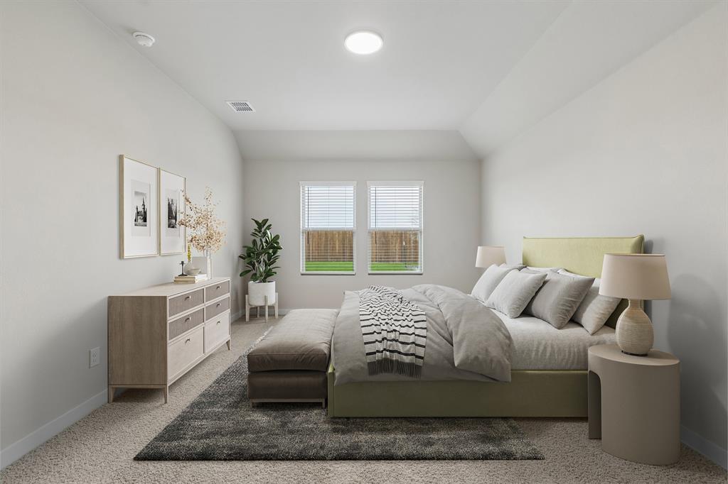 Primary Suite in the Emmy II home plan - REPRESENTATIVE PHOTO