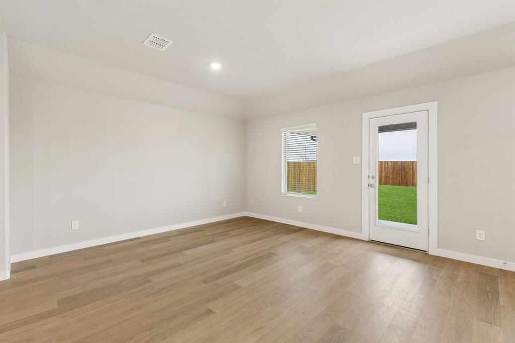 Living Room in the Emmy II home plan - REPRESENTATIVE PHOTO