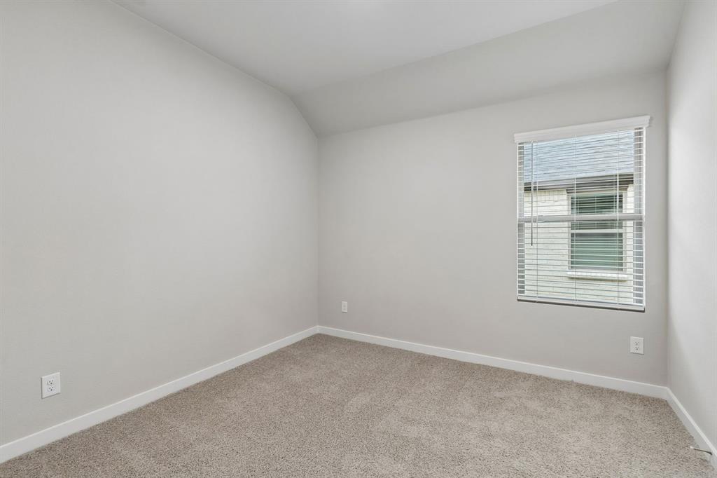 Bedroom in the Emmy II home plan - REPRESENTATIVE PHOTO