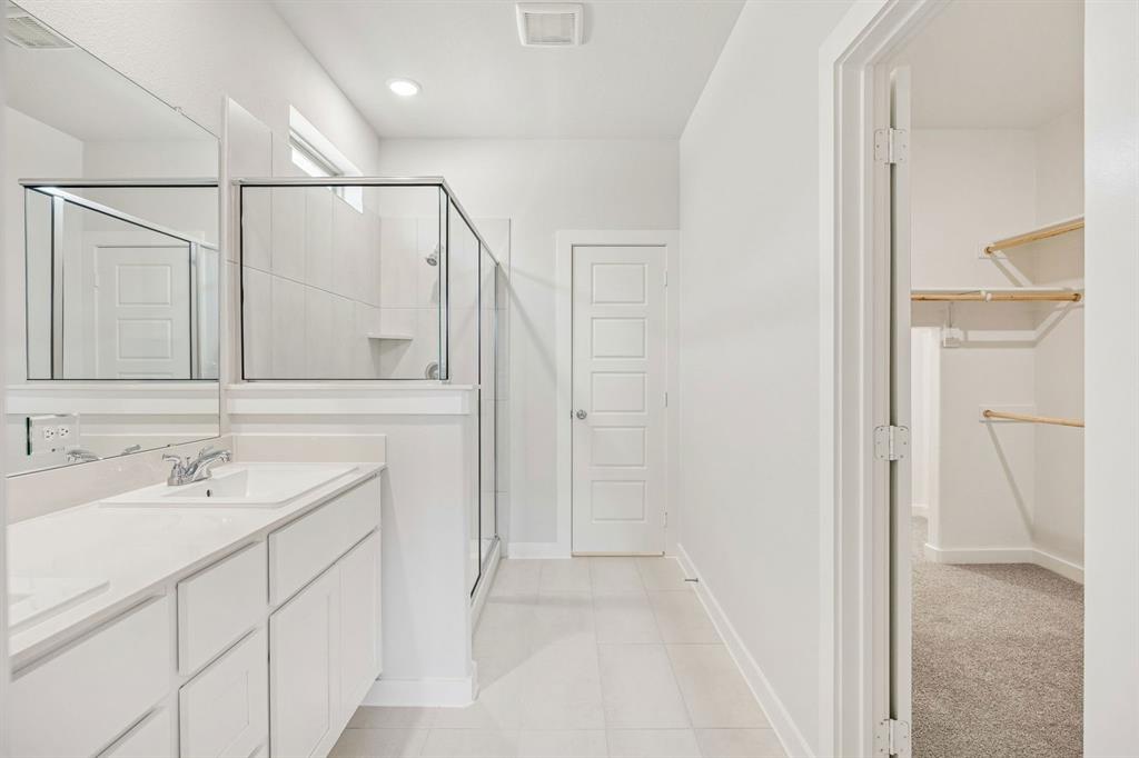 Primary Bathroom in the Stanley II home plan – REPRESENTATIVE PHOTO