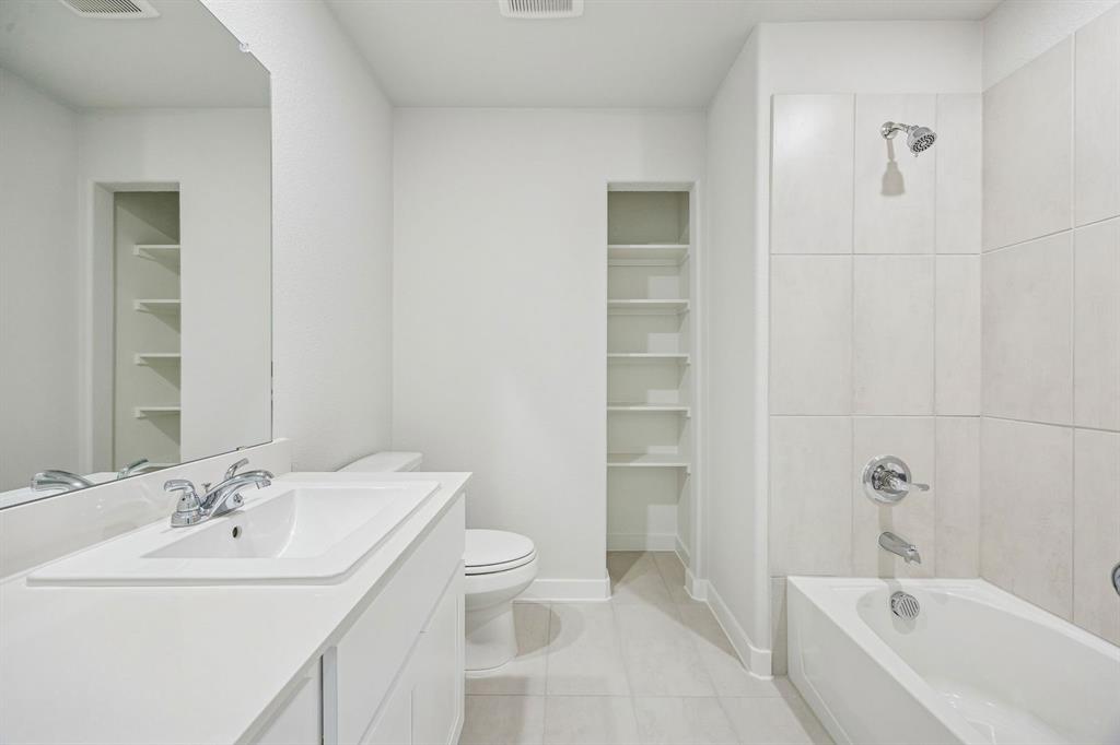 Bathroom in the Stanley II home plan – REPRESENTATIVE PHOTO