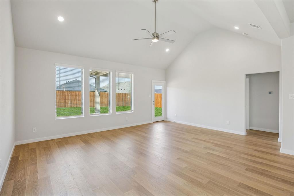 Living Room in the Stanley II home plan – REPRESENTATIVE PHOTO