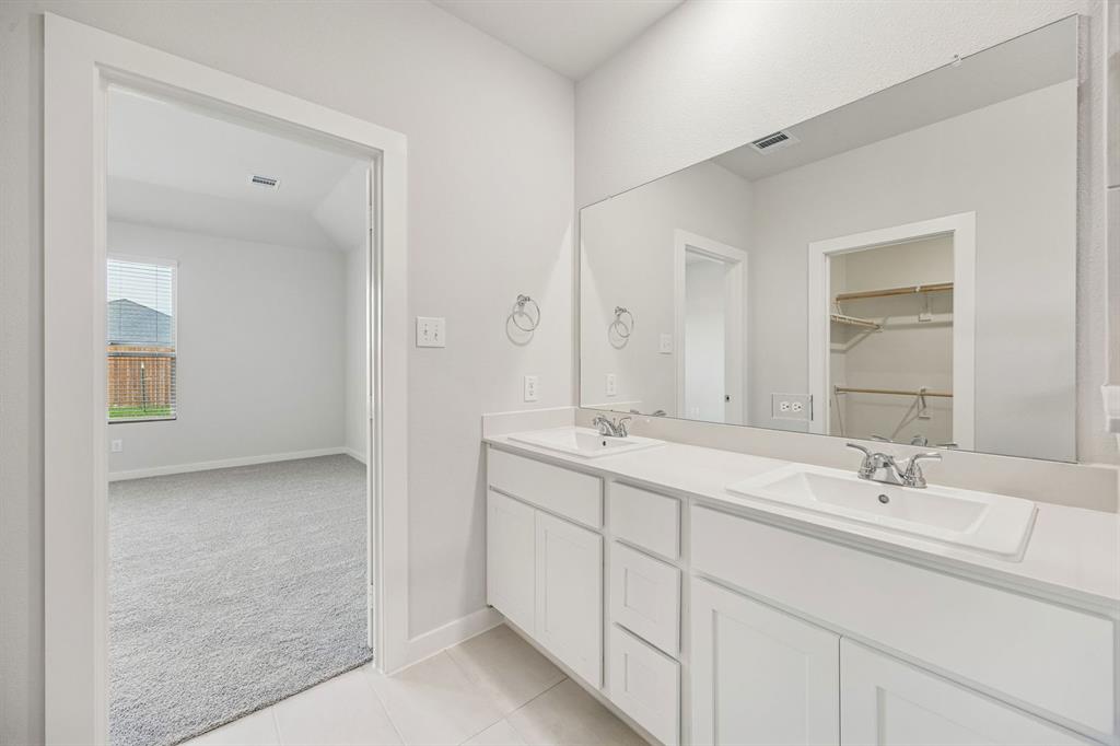 Primary Bathroom in the Stanley II home plan – REPRESENTATIVE PHOTO